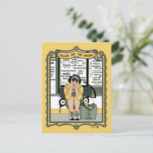 La Carte Postale Wagon_C_ Est Tombée (Debout devant)