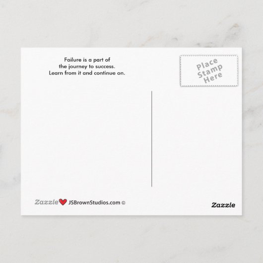 La Carte Postale Wagon_C_ Est Tombée (Dos)