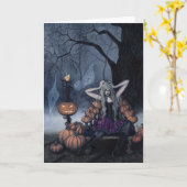 La carte Reine Citrouille (Fleur jaune)