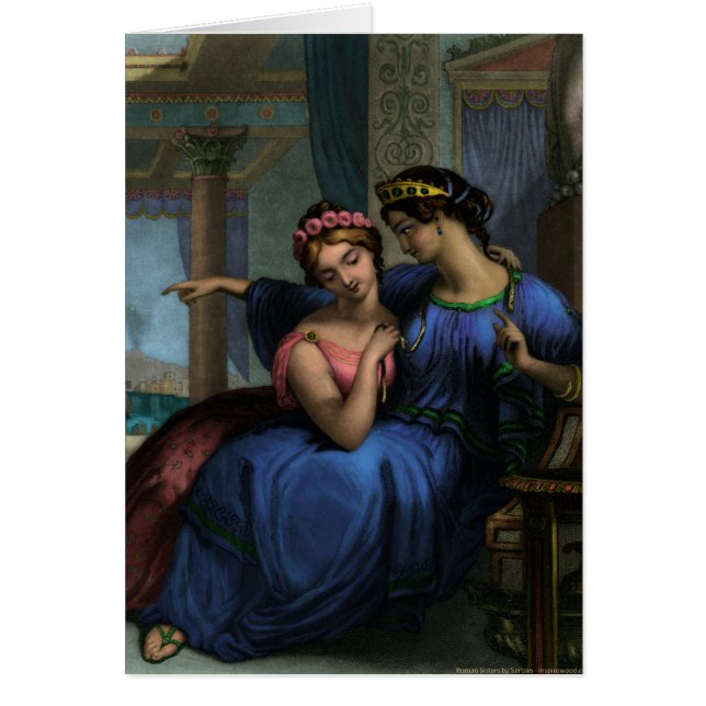 La carte romaine de soeurs (Devant)