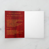 La carte SAINTE de prière de MANDYLION- (Intérieur)