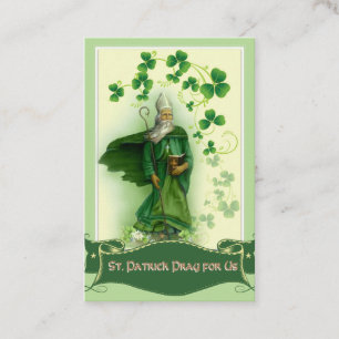 La carte sainte de St Patrick avec la belle prière