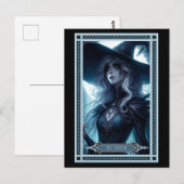 La carte Tarot de sorcière (Devant / Derrière)