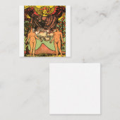 La carte Tarot Lovers (Devant / Derrière)