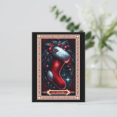 La carte Tarot Stocker de Noël (Debout devant)