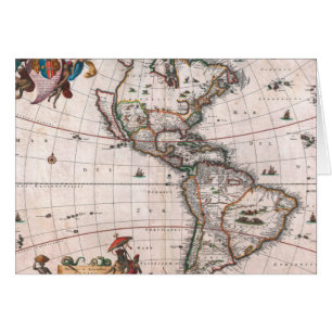 La carte Visscher du Nouveau Monde