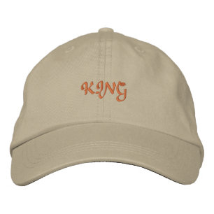 La casquette kaki ultime brodée du roi pour hommes
