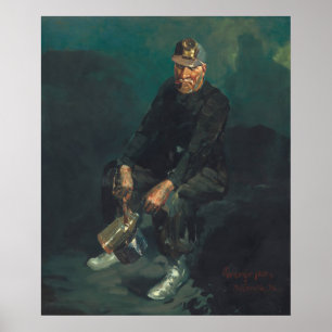 La casserole de pompiers - George Luks Poster des