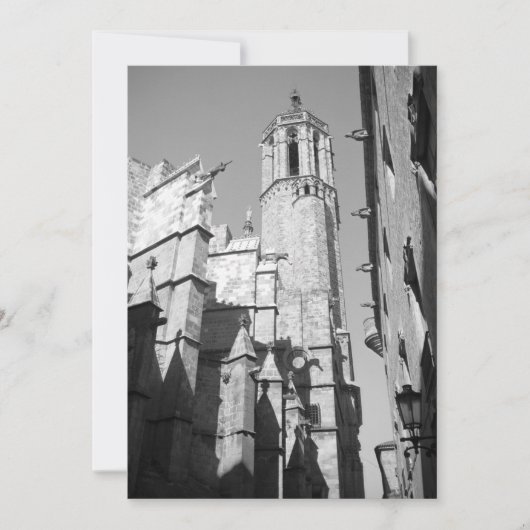 La Catedral Gargoyle Invitation (Barcelone, Espagn (Devant)