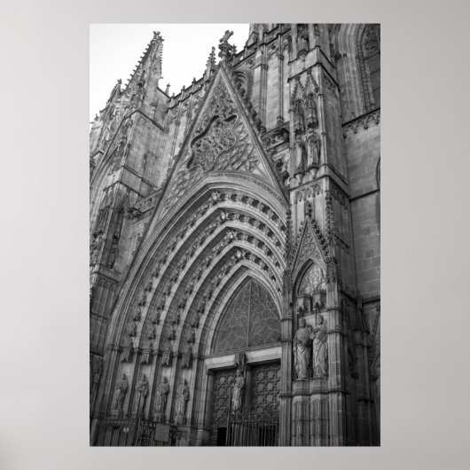 La Catedral Poster Print (Barcelone, Espagne) (Devant)