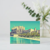 la Cathédrale de Majorque, Palma Carte Postale (Debout devant)