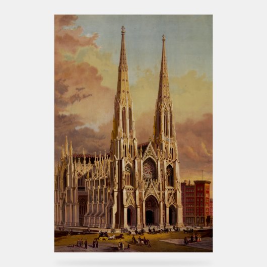 La cathédrale Saint-Patrick dans le Midtown Manhat (Recto)