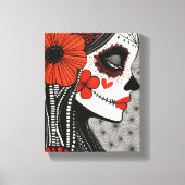 La Catrina Canvas Afdruk (Voorkant)