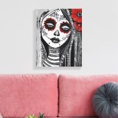 La Catrina Canvas Afdruk (Insitu (Woonkamer))
