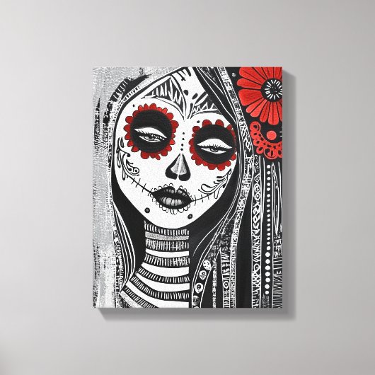 La Catrina Canvas Afdruk (Voorkant)