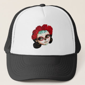 La Catrina - Dia de Los Muertos Girl Trucker Pet