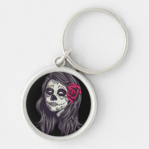 La Catrina - Dia De Los Muertos Sleutelhanger