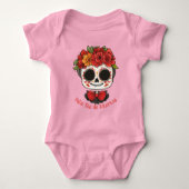🌹La Catrina Dia de Muertos-hulde 🌹 Romper (Voorkant)