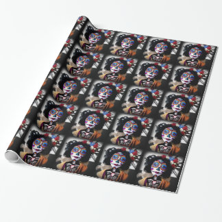 La Catrina haalt de gedistilleerde dranken van de  Cadeaupapier