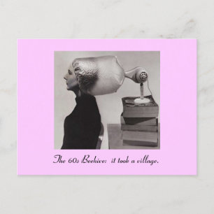 La célèbre carte Beehive Hairdo des années 1960
