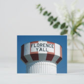 La célèbre carte postale de la tour d'eau Florence (Debout devant)