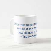 La célèbre citation de RBG Mug (Devant gauche)
