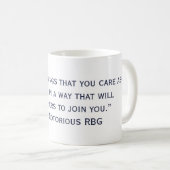 La célèbre citation de RBG Mug (Devant droit)