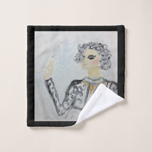 La célèbre créatrice de Paris (Gant de toilette)