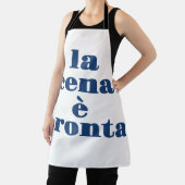 La Cena E Pronta Schort (Insitu)