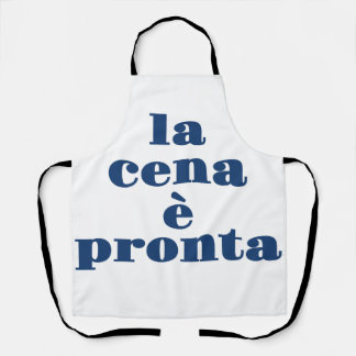 La Cena E Pronta Schort