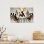 La Cène Impression – Œuvre d'art pour le mur de co (Cuisine)