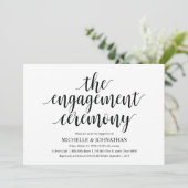 La cérémonie fiançailles, invitations du Parti d'e (Debout devant)