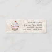 La cerise a complété des cartes de visite de (Dos)