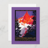 La Chaine De Mont-Blanc posterEuropa Briefkaart (Voorkant / Achterkant)