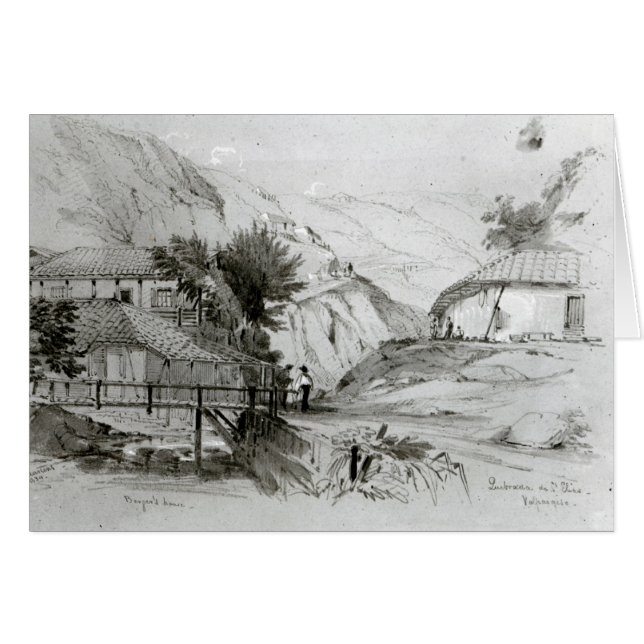 La Chambre de Berger, Valparaiso, 1834 (Devant horizontal)