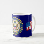 La Chambre des représentants des États-Unis Mug (Devant droit)