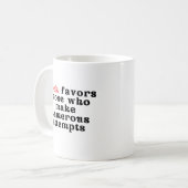 La chance favorise la Mug persistante (Devant gauche)