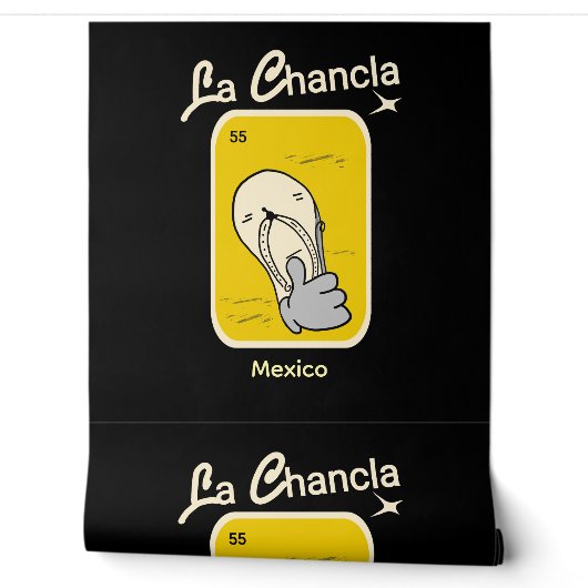 la Chancla yellow Behang (Afrollen)