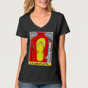 La Chancleta De Flip Flop Tarotkaart Latina Lati T-shirt