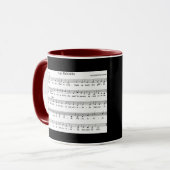 La chanson note la tasse de café de balalaïka (Devant gauche)
