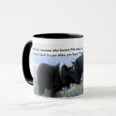 "La chanson tasse à votre coeur" (Devant gauche)