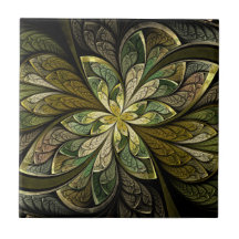 La Chanteuse Vert Ceramic Tile