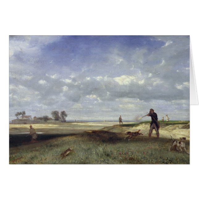 La chasse, 1847 (Devant horizontal)