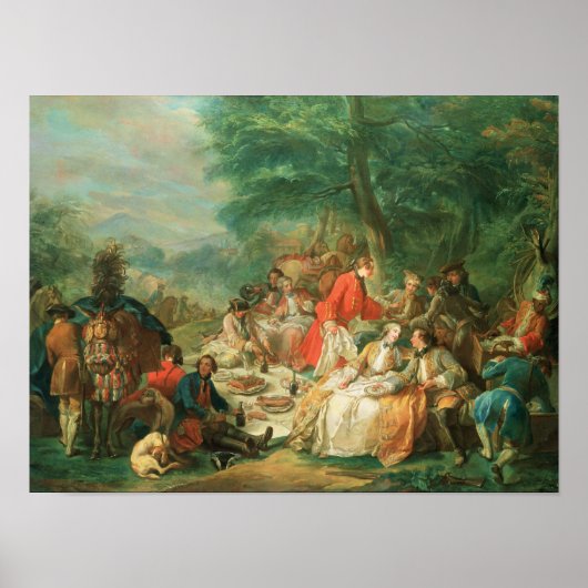 La Chasse, 18e eeuw Poster (Voorkant)