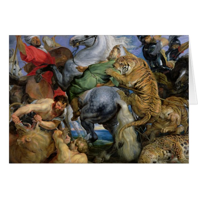 La chasse à tigre, c.1616 (Devant horizontal)