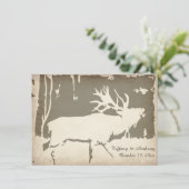 La chasse aux élans rustiques Invitations de maria (Debout devant)