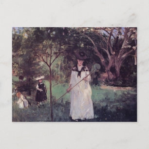 La chasse aux papillons par la carte postale Berth