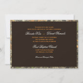 La chasse est au-dessus de faire-part de mariage (Dos)