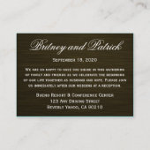 La chasse est sur la chasse Camo Cartes d'hébergem (Dos)