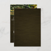 La chasse est sur la chasse Camo Wedding Cartes RS (Devant / Derrière)